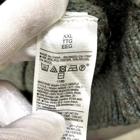 Old Navy Olive Green Turtleneck Sweater - Picture 7 of 13